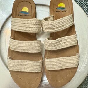 Maui Island Cream Sandals
